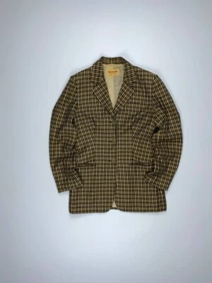 🚨 Kiton Donna Vintage Cachemira Botón Blazer Chaqueta Abrigo Talla 42 Foto 1 de 4