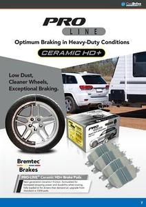 4pcs Bremtec Rear HD Brake Pads for Toyota Land Cruiser FJA300 3.3L 227KW - Picture 1 of 6