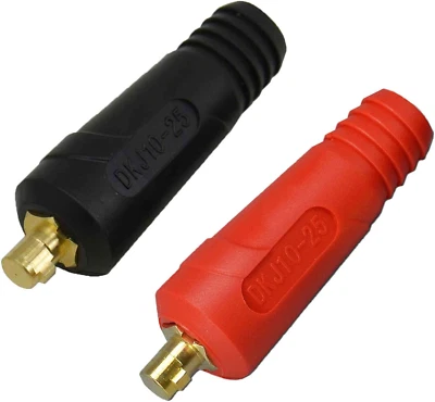 TIG Welding Cable Panel Connector-plug DKJ10-25 DKZ10-25 200Amp Dinse Quick Fitt