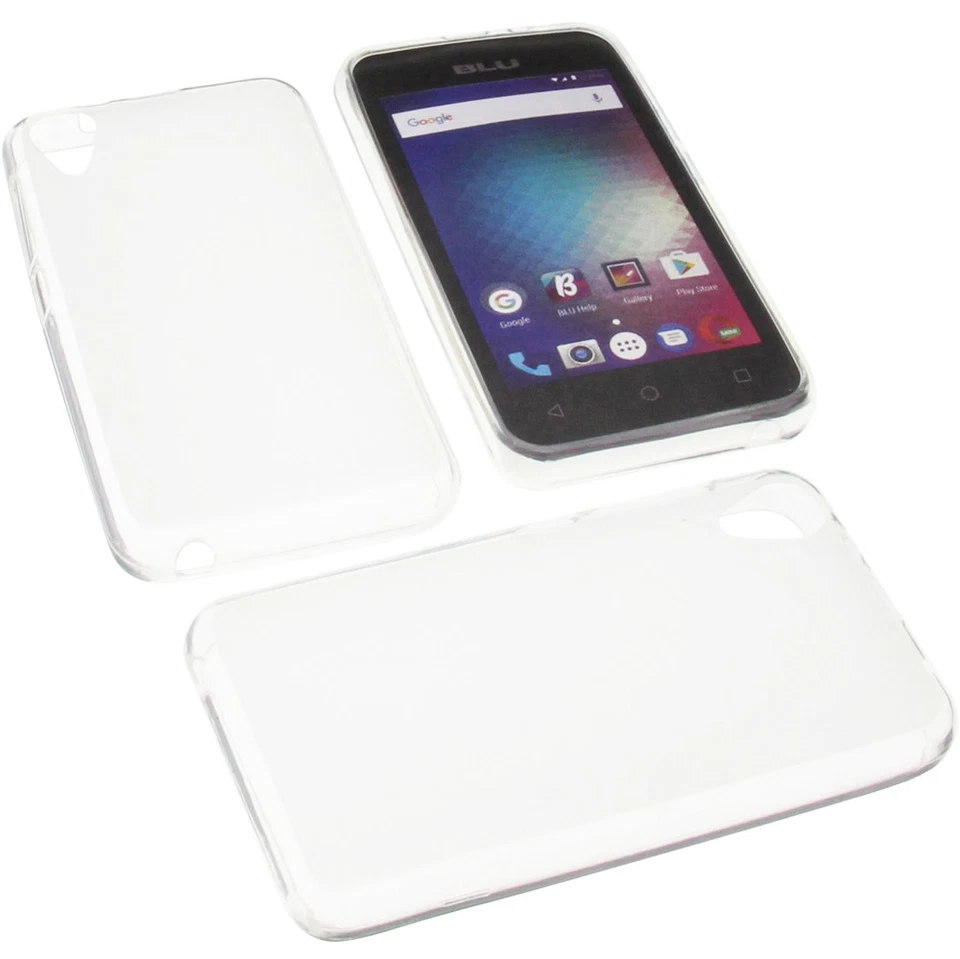 Custodia per Blu Advance 4.0 L3 Cellulare Protettiva TPU Gomma Trasparente - Immagine 1 di 1