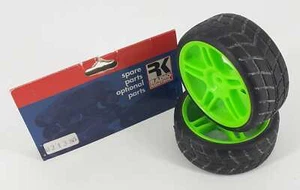 coppia gomme stradali scolpite per auto 1/16  Radiokontrol 02138G - Foto 1 di 2