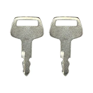 (2) Ignition Key For Hyundai Excavator Bobcat Nagano Sunward HD62 41307-00007 - Picture 1 of 2