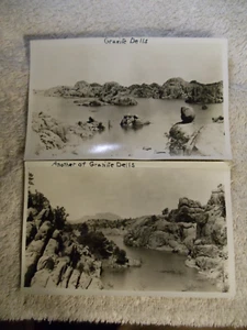 RPPC Granite Dells near Prescott Arizona 1940'S LOT OF 2 - Picture 1 of 4