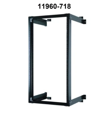 Chatsworth 11960-718 Fixed Wall-Mount Equipment Rack; 12U x 19"W x 18"D  [CTH] - Image 1 of 4