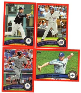 2011 Topps Factory Red Carlos Gonzalez #006/245 Colorado Rockies - Imagen 1 de 1