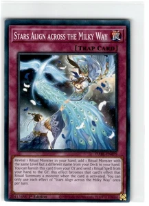 Yu-Gi-Oh! Stars Align Across The Milky Way común DABL-EN079 ligeramente jugado 1er - Imagen 1 de 2