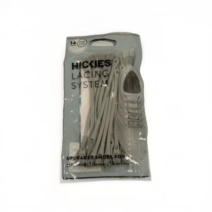 Hickies 14 Units Per Pack Sneakers Laces One Size Gray No Tie Free Shoe Laces - Picture 1 of 1