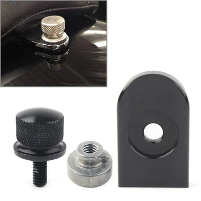 Cubierta de lengüeta de tuerca de tornillo para asiento de guardabarros trasero para Harley XL Dyna Softail Touring Foto 1 de 4