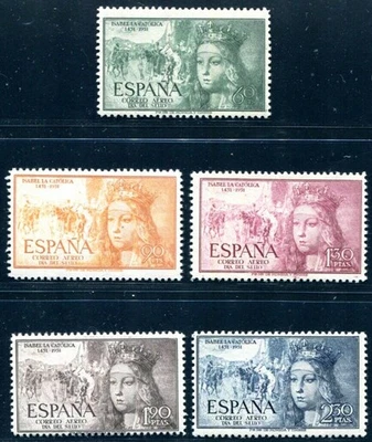 SPAIN 1951 998-1002 ** MNH SET 50€(09667 - Image 1 of 2