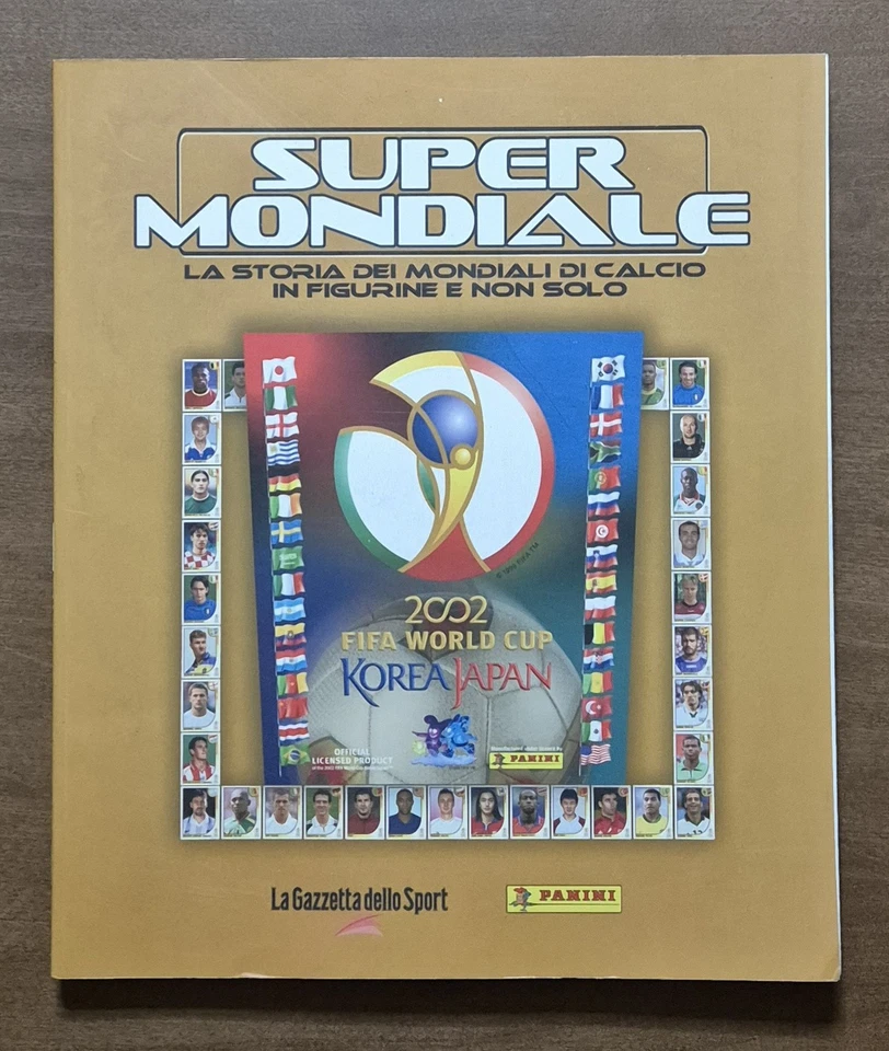 Album Figurine Mondiali World Cup Gazzetta ristampa Panini SuperMondiale 2002 - Immagine 1 di 1