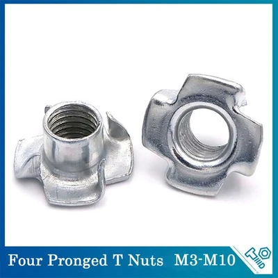 Einschlagmuttern Einschlagmutter M3 M4 M5 M6 M8 M10 DIN 6930 Stahl verzinkt - Bild 1 von 4