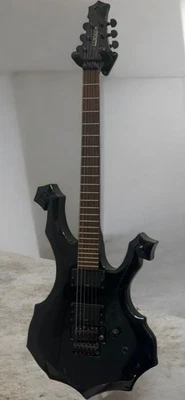 Edwards Ganesha Signature Electric Guitar Black Alder Body Floyd Rose Pickup - Image 1 of 3