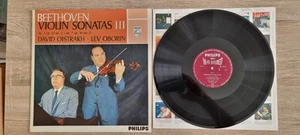 OISTRAKH / OBORIN - BEETHOVEN - VIOLIN SONATAS III - PHILIPS HI-FI STEREO ED1 NM - Picture 1 of 6