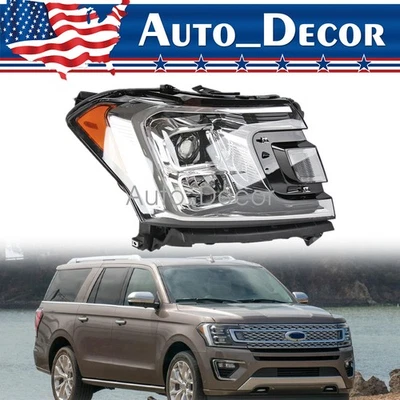 For Ford Expedition 2018-2021 Headlight Assy W/ Bulb JL1Z13008K Passenger Side Foto 1 de 4