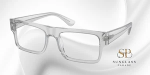 Lente de demostración gris transparente PRADA PR A01V 17P1O1 57 mm para hombre - Imagen 1 de 2