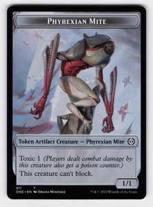 Phyrexian Mite (011) // Phyrexian Horror (007) Double-sided Token T Phyrexia: Al - Picture 1 of 2