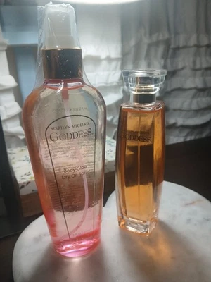 Marilyn Miglin’s GODDESS Eau De Parfum RARO Perfume Mujer 3.4oz + Aceite Seco 8oz Foto 1 de 2