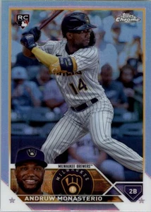 2023 Topps Chrome Update Refractors #USC177 Andruw Monasterio - BB - Picture 1 of 2