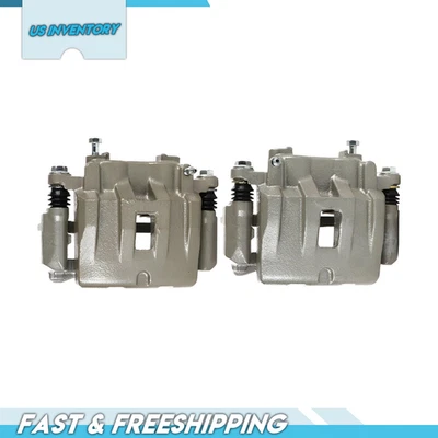 Both Front Disc Brake Calipers w/ Bracket for 1999 - 2004 Jeep Grand Cherokee - Image 1 of 4