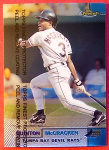 1999 Topps Finest Quinton McCracken #18 (Devil Rays) NM+ - Picture 1 of 1