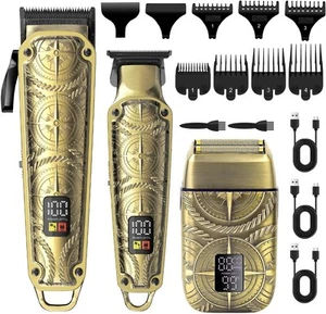 Professional 3 in 1 Hair Trimmer - Beard Trimmer & Electric Shaver - Cordless... - Picture 1 of 9