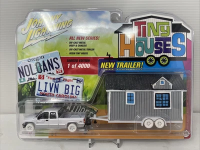 Johnny WHITE Lightning Tiny Houses '02 Chevy Silverado 1500 w/Tiny House Trailer - Image 1 of 4