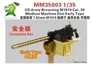MM35003 US Army Browning M1919 Cal..30 Mediana Ametralladora Tipo Temprano Juego Compele - Imagen 1 de 2