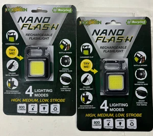 2/$19.99 GO GREEN "Nano Flash" Rechargeable Flashlight (GGNANOFLASH) - Picture 1 of 2