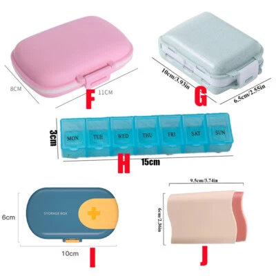 Organizer Settimanale Per Pillole Organizer Per Tablet Dispenser Per Farmaci ☆ - Image 1 of 4