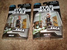 STAR WARS (LOT OF 2) BOTH "AURRA SING" SAGA 070-EXSPANDED UNIVERSE WITH HOLGRAMS
