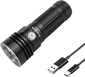 ThruNite TC20 V2 Handheld USB C Rechargeable Flashlight 4068 Lumen, Black CW - Picture 1 of 7