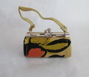 Gold abstraktes Muster Handtasche passt 18" Mädchen Puppen - Bild 1 von 1