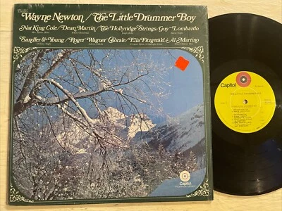Wayne Newton The Little Drummer Boy + Various Christmas LP Capitol + Shrink VG!! - Image 1 of 4