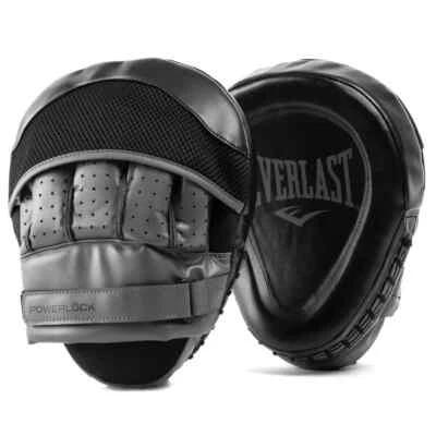 Everlast Powerlock Focus Mitts - Black Brand New OS - Image 1 of 4