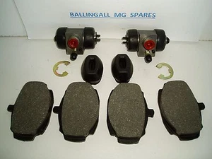 182-200 MGB ROADSTER FRONT DISC PAD SET,REAR WHEEL CYLS 7/8" & HANDBRAKE BOOTS - Picture 1 of 4