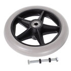 6" Replacement Wheels for Seniors' Walkers, Wheelchairs, and Bikes-EU