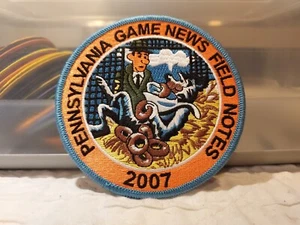 Pennsylvania Game News Field Notes Patch 2007 4 inch neu original  - Bild 1 von 4