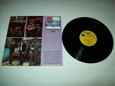 THE BRITISH INVASION VOL. 3 RHINO US NM VINYL LP THE KINKS, HOLLIES, DONOVAN - Image 1 of 4