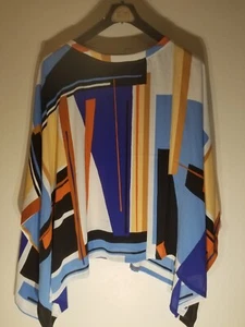 Chico's Lightweight Columbia East/West Poncho Size L/XL New With Tags $99 - Picture 1 of 7