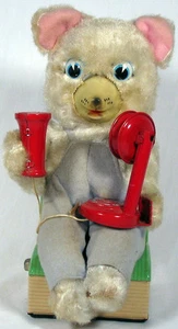 Telephone Bear 1950s by Modern Toys FULLY OPERATIONAL - Picture 1 of 1