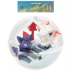 RE-MENT Pokemon Terrarium Collection 14 Poke Ball Mini Figure Zorua & Hisuian - Picture 1 of 11
