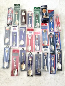 HUGE Lot 115 Souvenir Spoons (84 in original boxes) - Picture 1 of 3