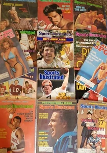 Vintage Lot 14 Sports Illustrated 1970s & 1980s Swimsuit Issues Football Boxing+ - Picture 1 of 9