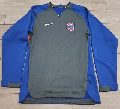Nike Chicago Cubs Authentic Collection Therma Pullover NKA6-175N Small MSRP $90 - Image 1 of 4