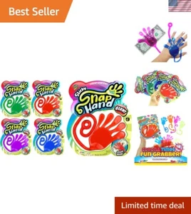 Safe Jumbo Sticky Hands - Stress Relief Fidget Toy for Kids and Adults, 4-Pack - Picture 1 of 9