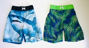 Lot of 2 CHILDREN'S PLACE Boy's Graphic Swim Trunks Size 5/6 - Picture 1 of 8