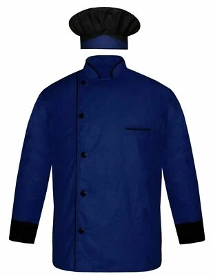 Chef Coat Full Sleeves Jacket Single breasted Restaurant Kitchen Uniform for Men - Image 1 of 2