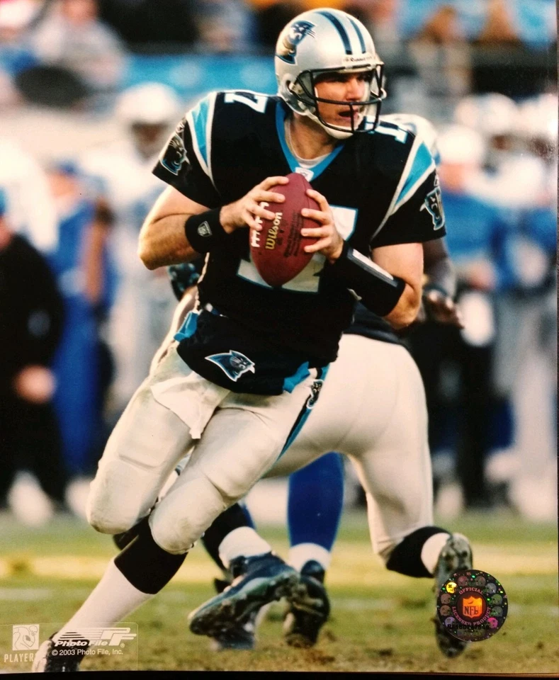 Camiseta deportiva negra JAKE DELHOMME Carolina Panthers 8X10 FOTO DE ACCIÓN Foto 1 de 1