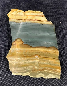 Owyhee Valley Jasper Slab 179g Oregon, wunderschönes Bild Landschaft Ausstellungsstück - Bild 1 von 3