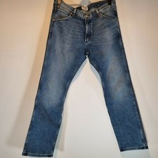 Wrangler Men's Icons 11MWZ Western Slim Blue Denim Jeans. Size 34W/30L